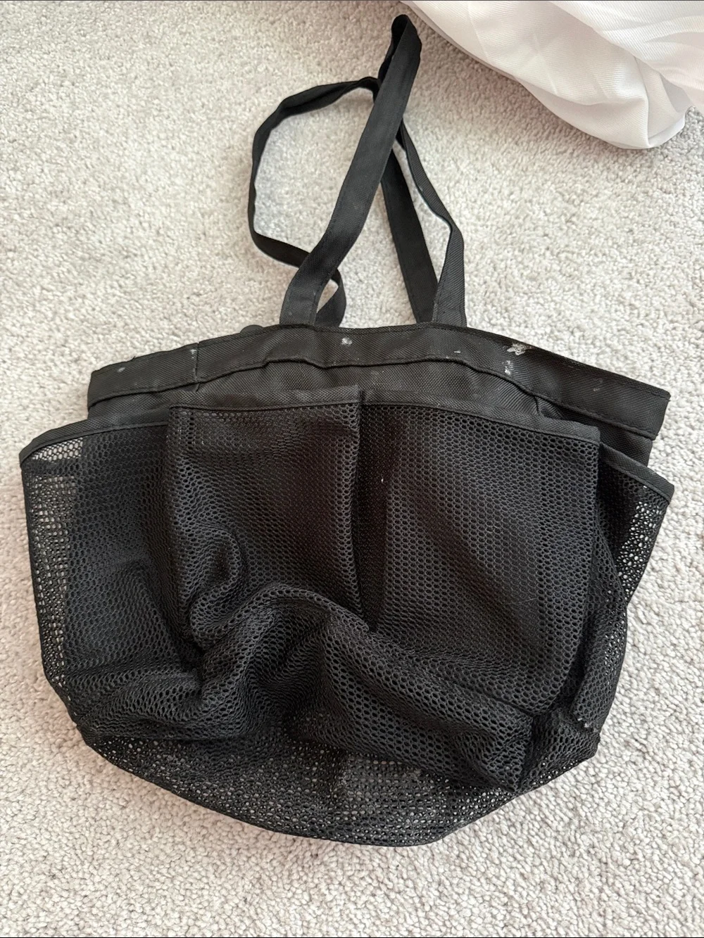 Target Black Mesh Bath Storage Caddy Tote